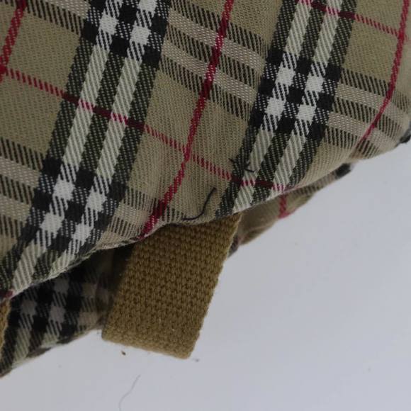 BURBERRY Nova Check Pet Case Canvas Beige Auth 88722 - Picture 7 of 16